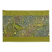 Lizard an Lizard Kissenbezug (Rückseite-Rechts)