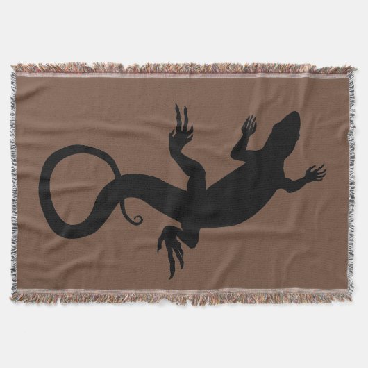 Lizard Art Blankets Reptile Lizard Throw Blanket Decke (Vorderseite)