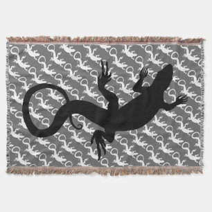 Lizard Art Blankets Reptile Lizard Throw Blanket Decke