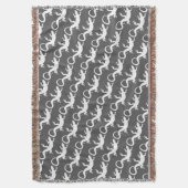 Lizard Art Blankets Reptile Lizard Throw Blanket Decke (Vorderseite Vertikal)