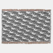 Lizard Art Blankets Reptile Lizard Throw Blanket Decke (Vorderseite)