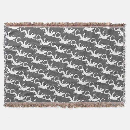 Lizard Art Blankets Reptile Lizard Throw Blanket Decke (Vorderseite)