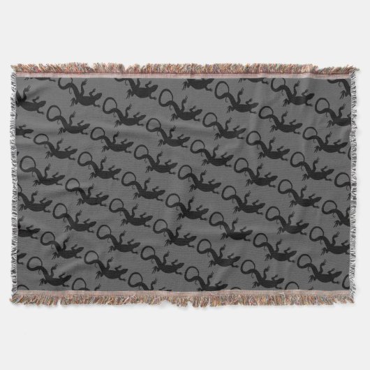 Lizard Art Blankets Reptile Lizard Throw Blanket Decke (Vorderseite)