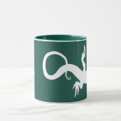 Lizard Art Coffee Cup Cool Reptile Lizard Tasse (Zentrum)