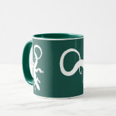 Lizard Art Coffee Cup Cool Reptile Lizard Tasse (Vorderseite Links)