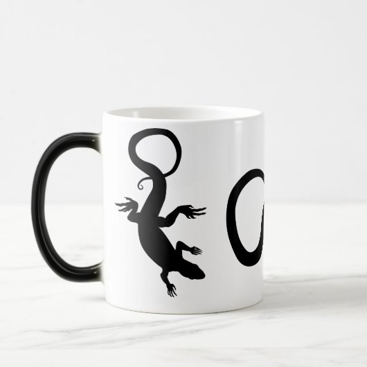 Lizard Art Coffee Cup Cool Reptile Lizard Tasse (Links)
