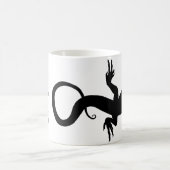 Lizard Art Coffee Cup Cool Reptile Lizard Tasse (Mittel)