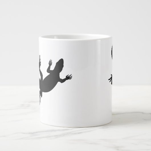 Lizard Art Coffee Cup Cool Reptile Lizard Tasse (Vorderseite)