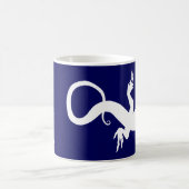Lizard Art Coffee Cup Cool Reptile Lizard Tasse (Mittel)