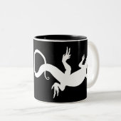 Lizard Art Coffee Cup Cool Reptile Lizard Tasse (VorderseiteRechts)