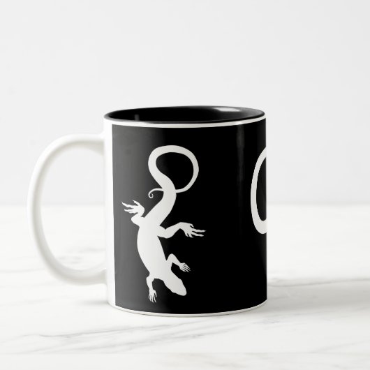 Lizard Art Coffee Cup Cool Reptile Lizard Tasse (Links)