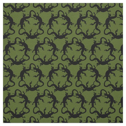 Lizard Art Fabric Reptile Lizard Musterstoffe Stoff (Muster)