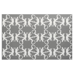 Lizard Art Fabric Reptile Lizard Musterstoffe Stoff