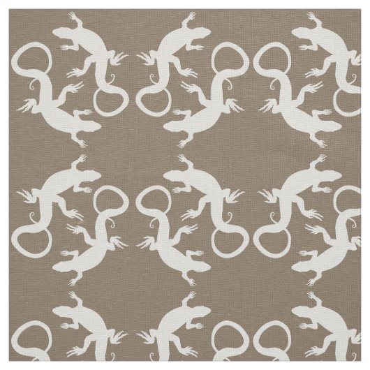 Lizard Art Fabric Reptile Lizard Musterstoffe Stoff (Muster)