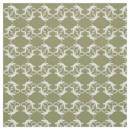 Lizard Art Fabric Reptile Lizard Musterstoffe Stoff (Muster)