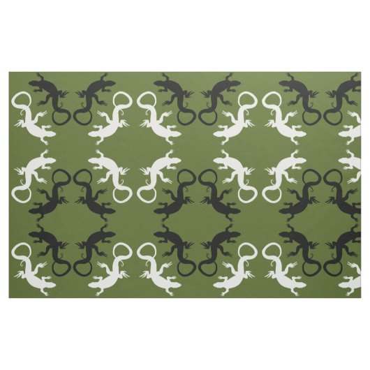 Lizard Art Fabric Reptile Lizard Musterstoffe Stoff (Fat Quarter (45,7 x 55,9 cm))