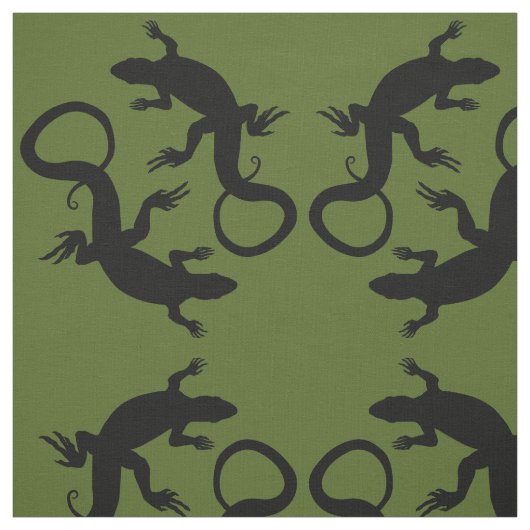 Lizard Art Fabric Reptile Lizard Musterstoffe Stoff (Muster)