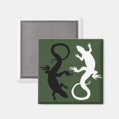 Lizard Art Fridge Magnet Reptile Magnets & GIfts (Vorderseite/Rückseite)