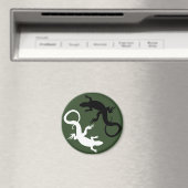 Lizard Art Fridge Magnet Reptile Magnets & GIfts (In Situ (Geschirrspüler))