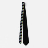 LIZARD ART FUNNY MEN'S Neck Tie Krawatte (Rückseite)