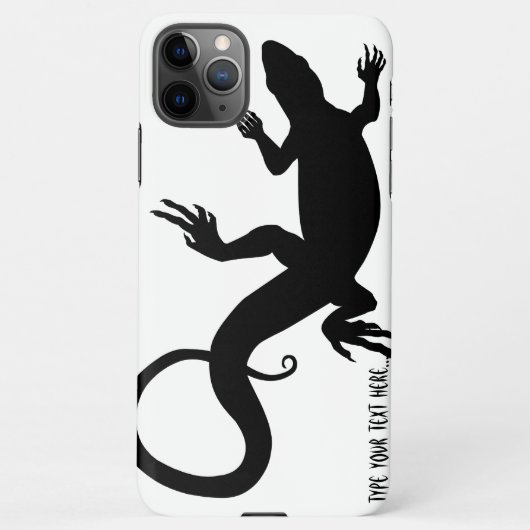 Lizard Art iPhone Fälle Personalisiert Reptile Hül Hülle (Rückseite)
