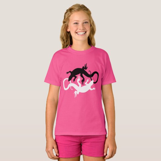 Lizard Art Kid's T - Shirt & Reptile Shirts (Vorne ganz)