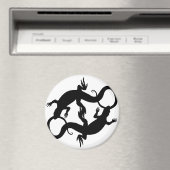 Lizard Art Kühlschrankmagnet Reptile Gifts & Magne (In Situ (Geschirrspüler))