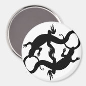 Lizard Art Kühlschrankmagnet Reptile Gifts & Magne (Vorderseite/Rückseite)