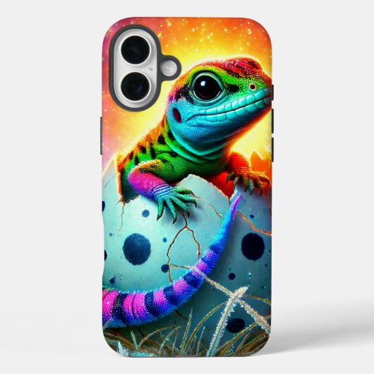 Lizard Art Phone Case (Rückseite)