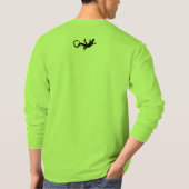 Lizard Art Shirts Langschläfenbefruchtete T - Shir (Rückseite)