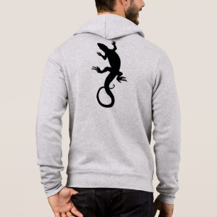 Lizard Art Sportjacke Herren Lizard Trackjacket Hoodie