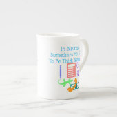 Lizard at Work Porzellantasse (Vorderseite Rechts)