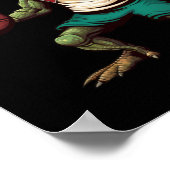 Lizard Basketball Poster (Ecke)