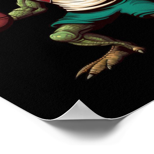 Lizard Basketball Poster (Ecke)