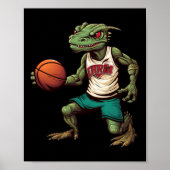 Lizard Basketball Poster (Vorne)
