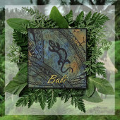 Lizard Batik Einladung