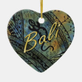 Lizard Batik Keramik Ornament (Vorne)