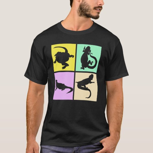 Lizard Bearded Dragon Pop Pet Bartard Dragon 1 T-Shirt (Vorderseite)