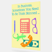 Lizard bei der Arbeit Acrylschild (Winkel)