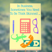 Lizard bei der Arbeit Acrylschild (Neutral)