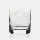 Lizard Blätter & Color Whiskey Glass Whiskyglas (Rückseite)
