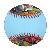 Lizard-Blätter und Farbe Baseball (Rückseite)