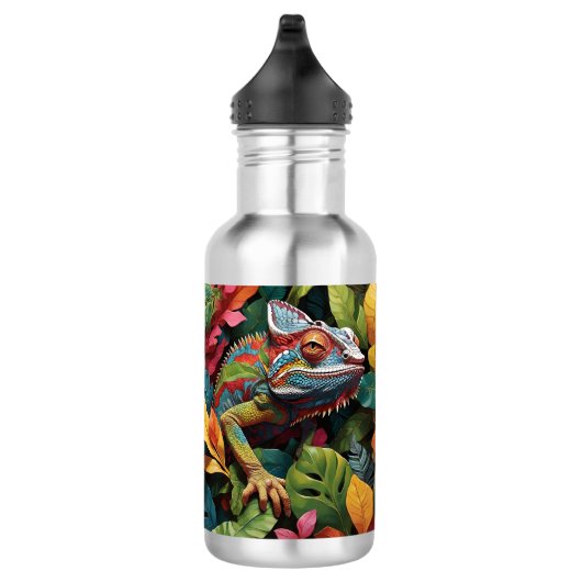 Lizard-Blätter und Farbe Edelstahlflasche (Rechts)