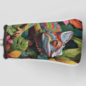 Lizard-Blätter und Farbe Golf Headcover (Vorderseite)