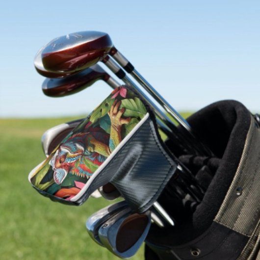 Lizard-Blätter und Farbe Golf Headcover