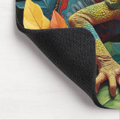 Lizard-Blätter und Farbe Mousepad (Ecke)