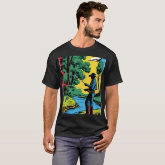 Lizard-Blätter und Farbe T-Shirt