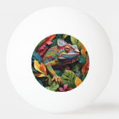 Lizard-Blätter und Farbpong-Ball Tischtennisball (Vorderseite)