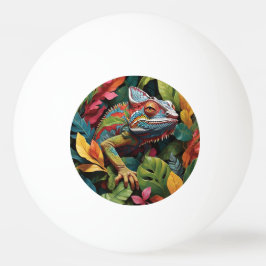 Lizard-Blätter und Farbpong-Ball Tischtennisball