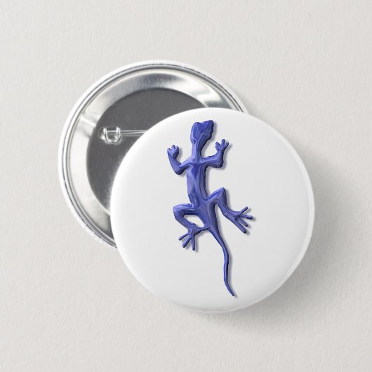 Lizard-Blau Button (Vorne & Hinten)
